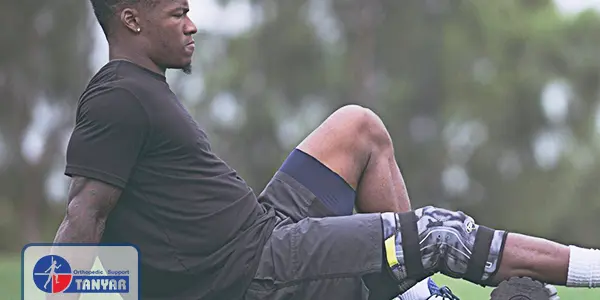 زانوبند در فوتبال